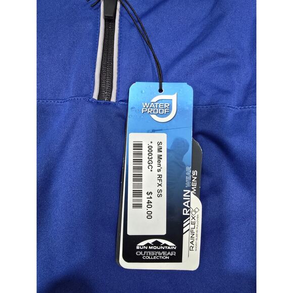 Sun Mountain Mens 2XL SS Blue Gray 2013 Presidents Club Golf Jacket - NWT - Picture 4 of 10